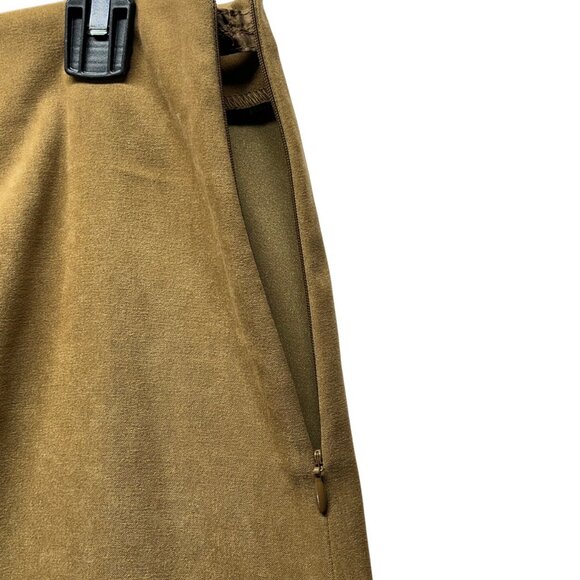 Casual Corner Annex Women's Brown 2 Pc Suit Set Soft Jacket Skirt Size XL - Picture 12 of 15